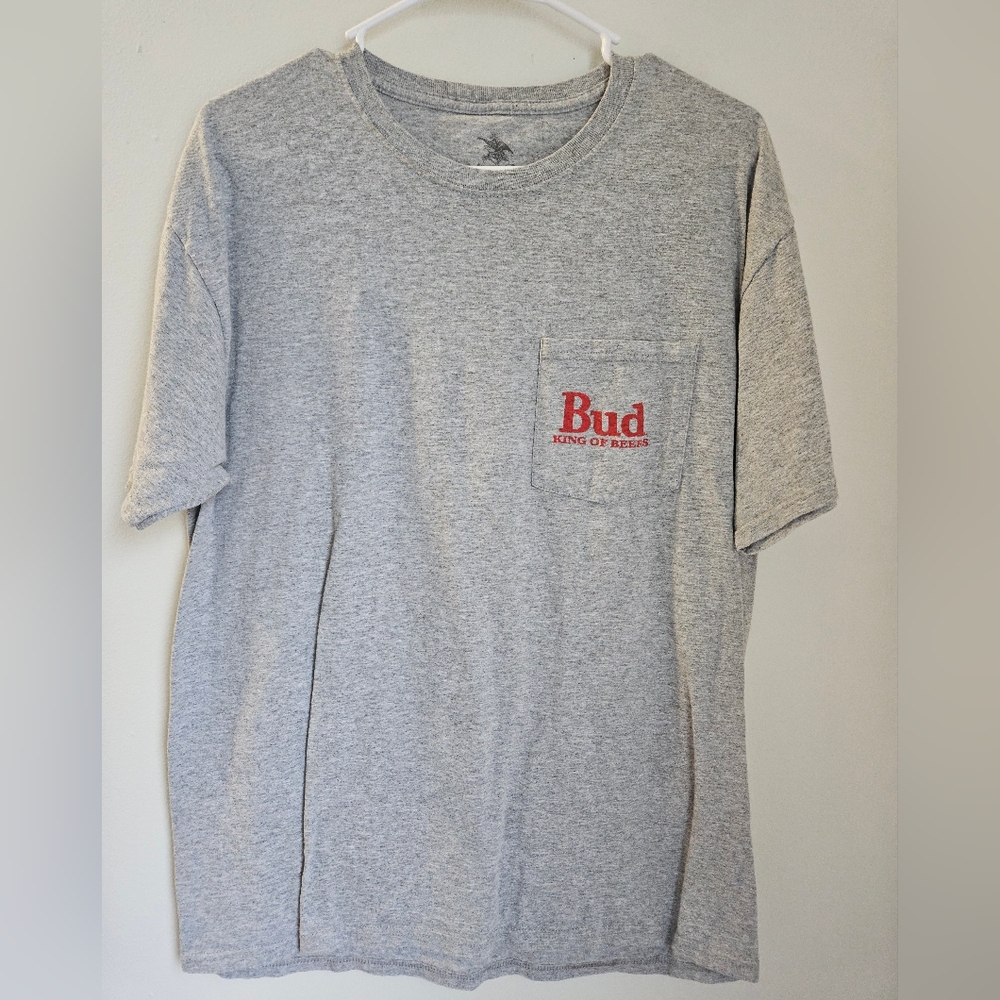 Budweiser Gray T-Shirt for Men